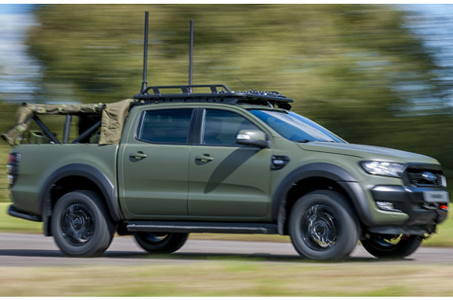 Ford Ranger w wersji wojskowej.