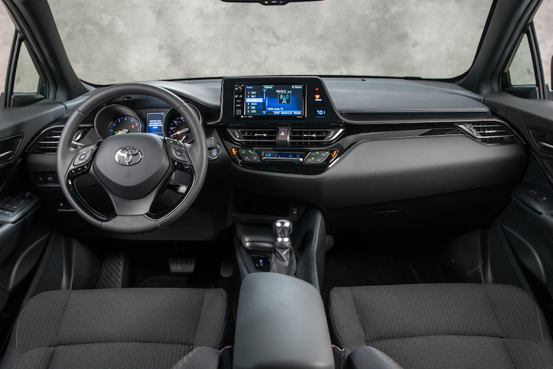 Toyota C-HR I pre-lift wnętrze