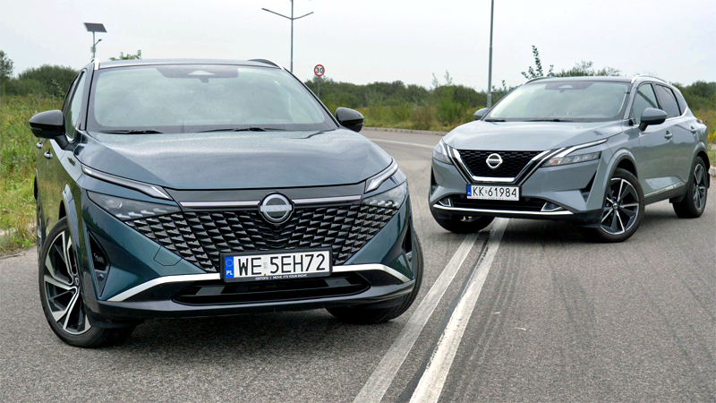 Nissan Qashqai dwie generacje
