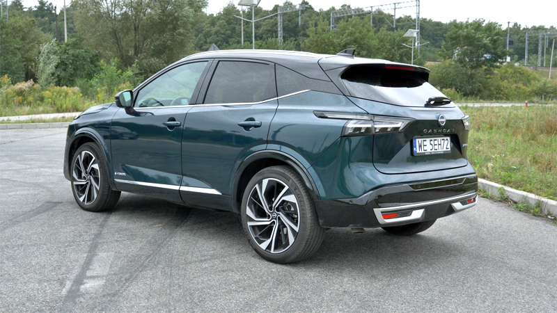 Nissan Qashqai tył lewy