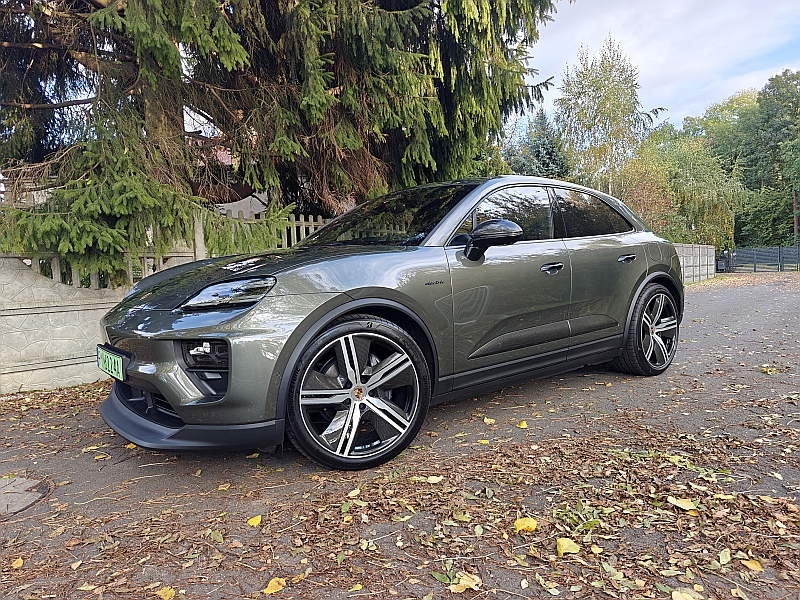 2024 nowe Porsche Macan 4S EV - przód