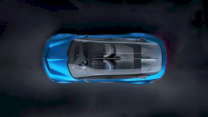 Alpine A390 B - dach