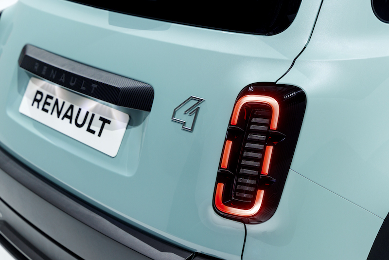 2025 Renault 4 tylna lampa