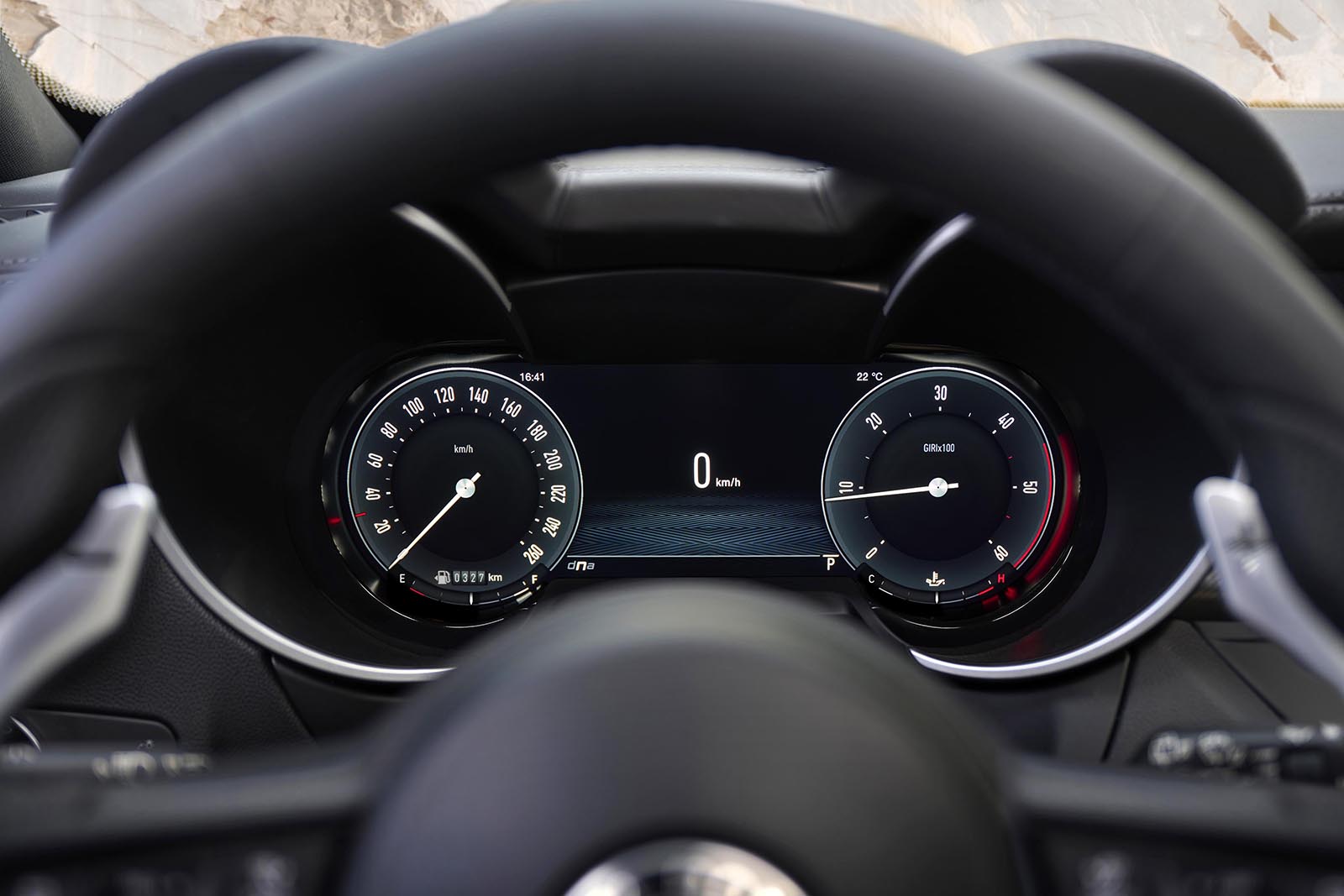 Alfa Romeo Stelvio FL zegary