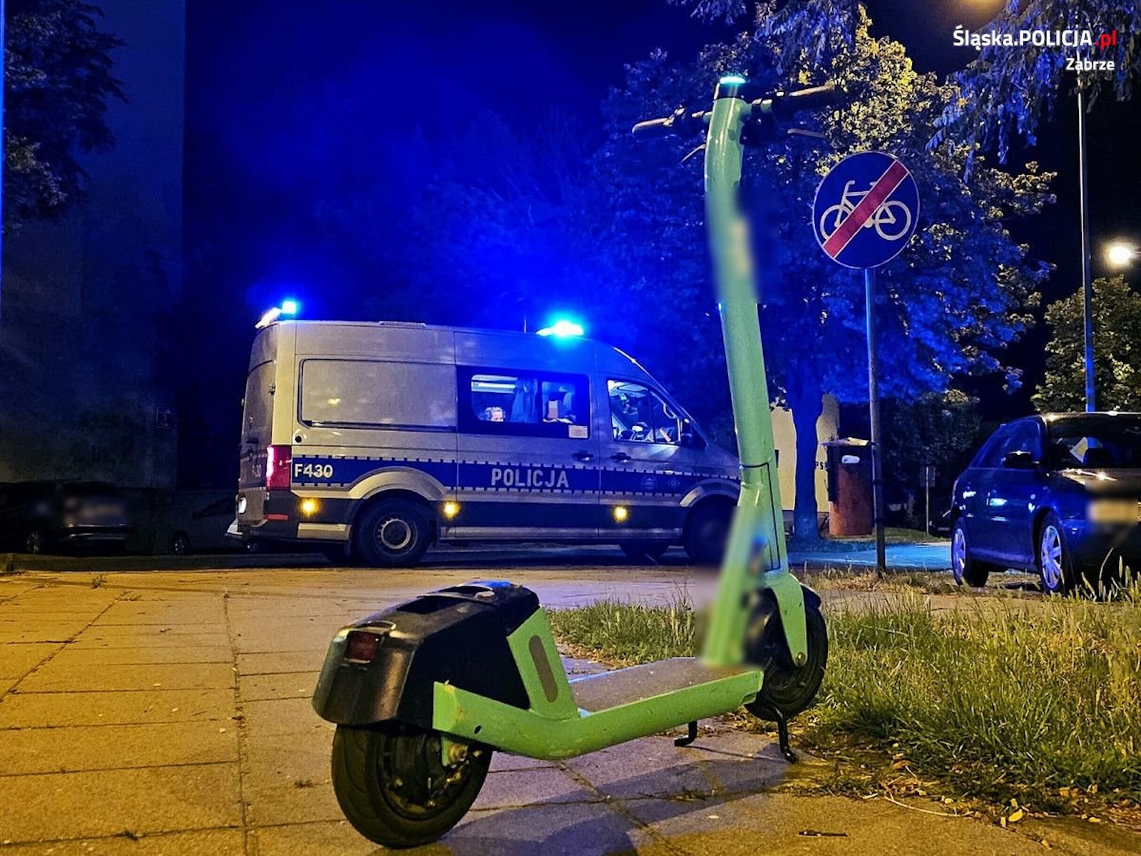 radiowóz hulajnoga kontrola