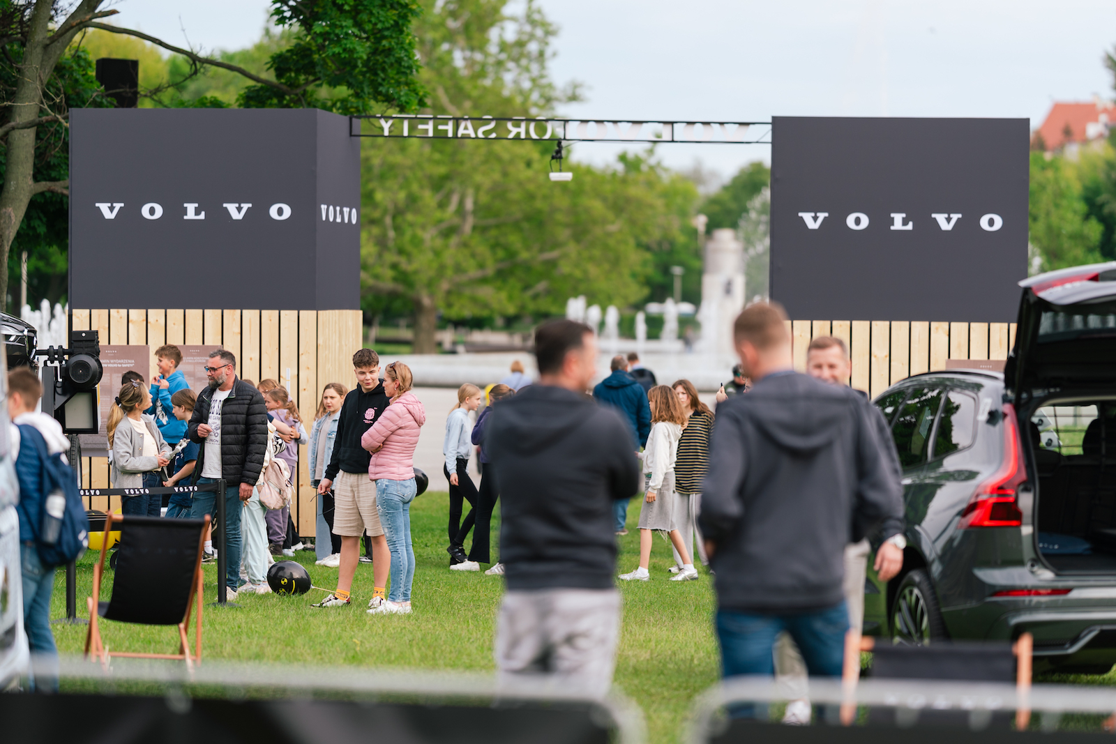 Volvo For Safety miasteczko bezpieczeństwa