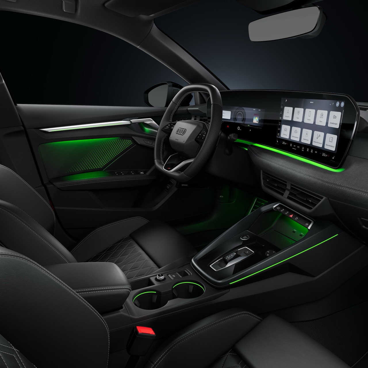 audi a3 wnętrze